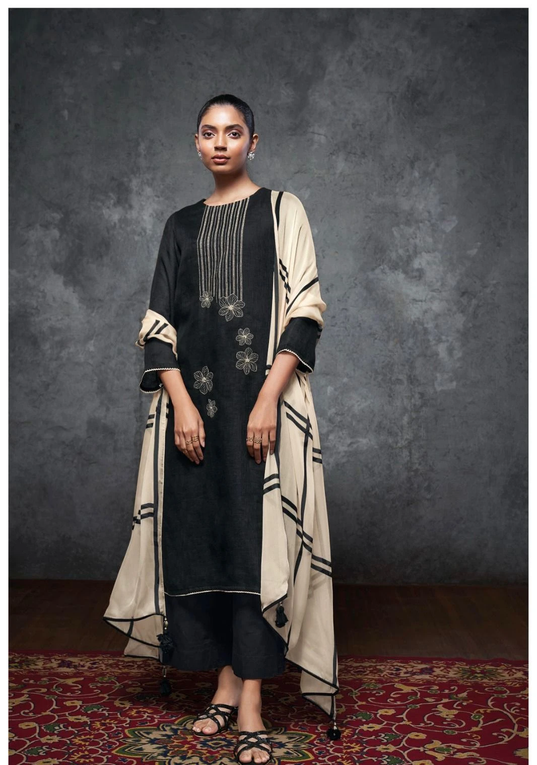 Vardan Ethnic Shurooq Pure Heavy Linen Cotton Wholesale Fancy Salwar Suit Catalog — Wholesale Salwar Suits, MPA wholesale from Surat - Gallery Image 3
